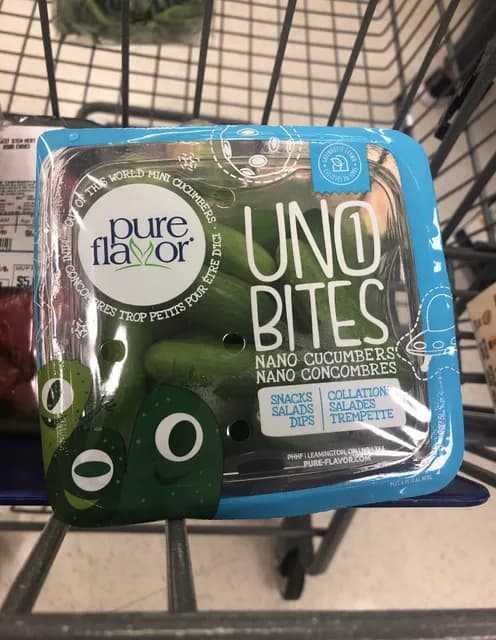 Pure Flavor Uno Bites Nano Cucumbers
