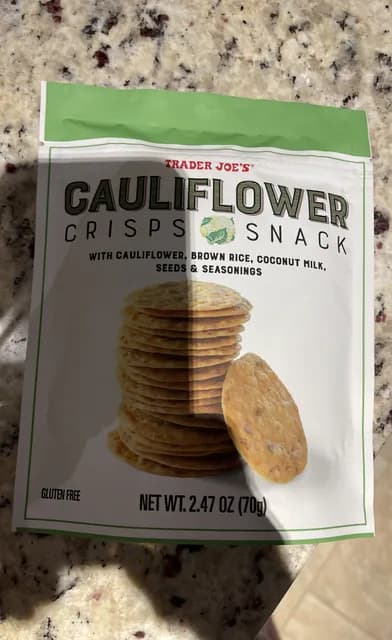 Trader Joe's Cauliflower Crisps Snack
