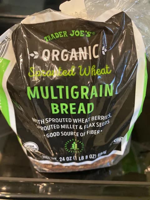 Is it Vegan? Trader Joe's Organic Sprouted Wheat Multigrain Bread