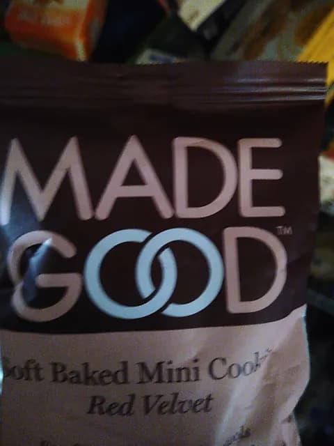 Madegood Red Velvet Soft Baked Mini Cookies