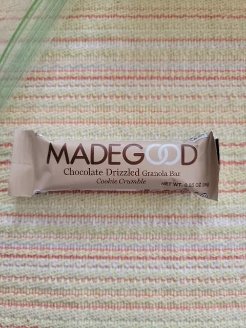 Madegood Chocolate Drizzled Granola Bar Cookie Crumble