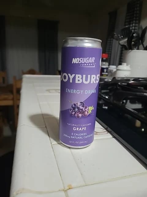 No Sugar Company Joyburst Energy Drink Grape Flavor