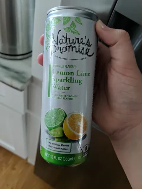 Nature'S Promise Lemon Lime Sparkling Water