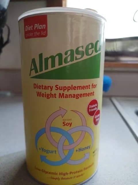 Almased Non-Gmo Soy + Yogurt + Honey Dietary Supplement For Weight Management, Gluten-Free