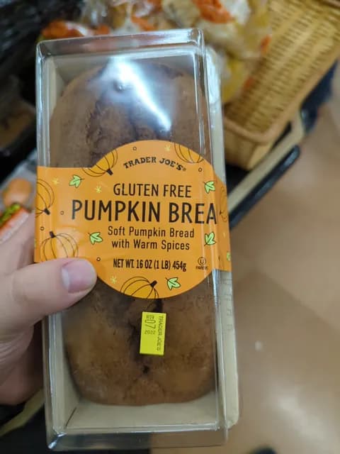 Trader Joe's Gluten Free Pumpkin Bread