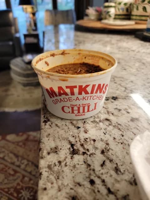 Matkins Grade-A-Kitchen Heat & Serve Chili Sauce
