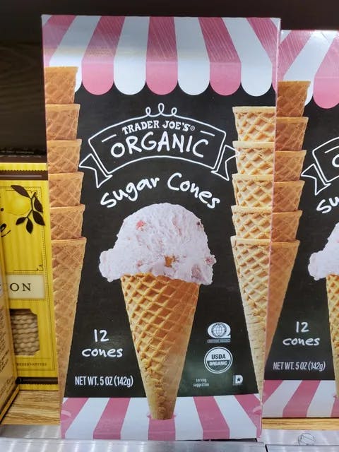 Is it Milk Free? Trader Joe’s Organic Sugar Cones