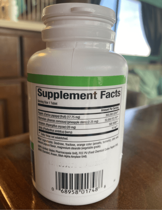 Natural Factors Papaya Enzymes With Amylase & Bromelain Dietary Supplement