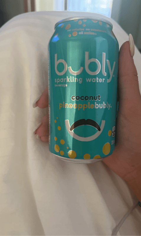 Bubly Sparkling Water Beverage Coconut Pineapple