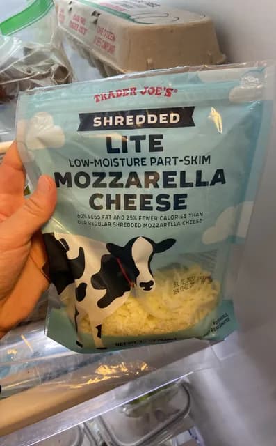 Trader Joe'S Shredded Lite Low-Moisture Part-Skim Mozzarella Cheese