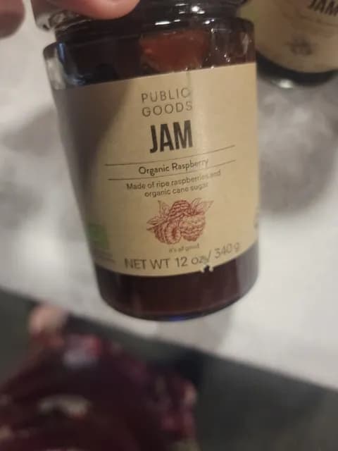 Public Goods Organic Raspberry Jam