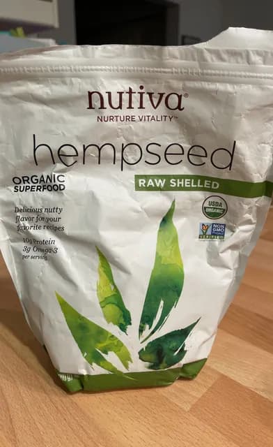 Nutiva Organic Superfood Raw Shelled Hemp Seed