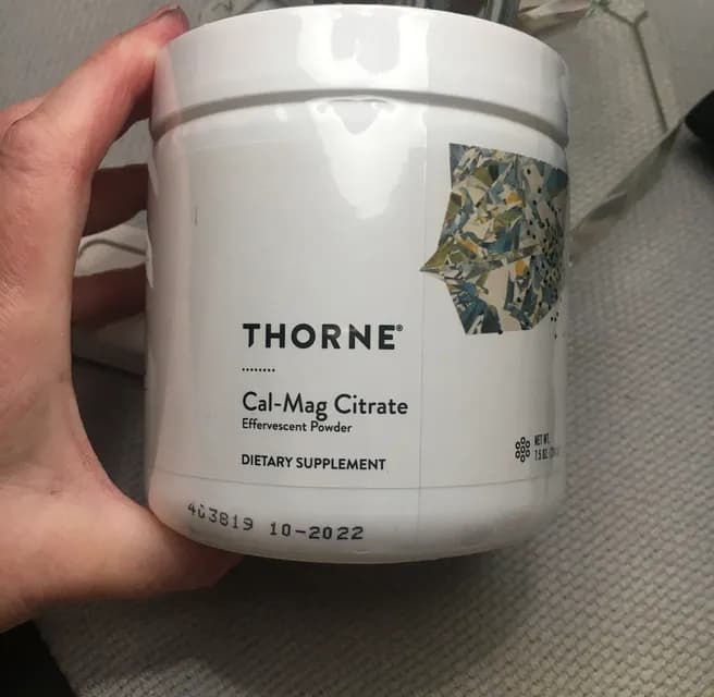 Thorne Cal-Mag Citrate Effervescent Powder