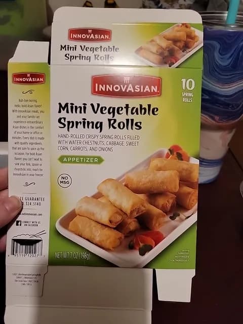 Innovasian Mini Vegetable Spring Rolls