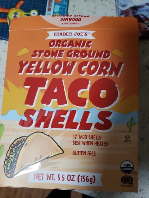 Is it Cashew Free? Trader Joe's Organic Stone Ground Yellow Corn Taco Shells