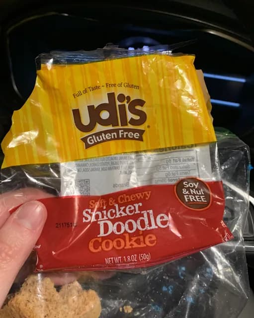 Udi'S Gluten Free Soft & Chewy Snicker Doodle Cookie