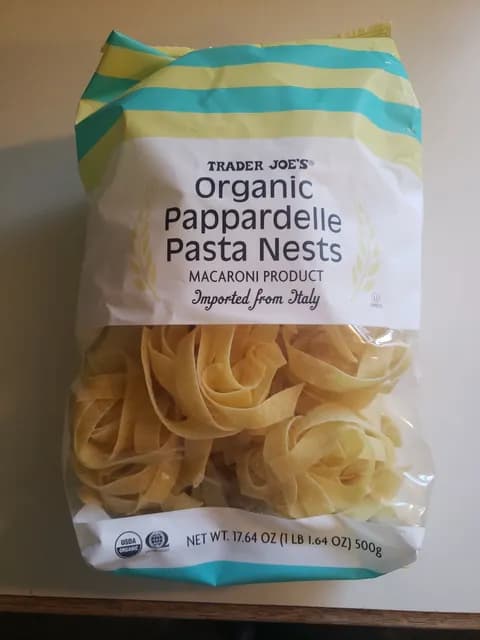 Is it Barley Free? Trader Joe's Organic Pappardelle Pasta Nests