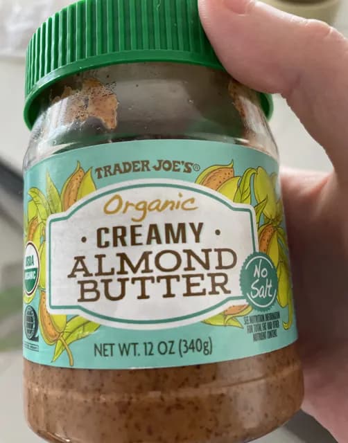 Trader Joe's Organic Creamy Almond Butter No Salt
