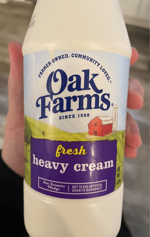 Oak Farms Fresh Heavy Cream