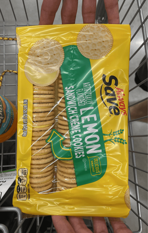 Always Save Lemon Sandwich Creme Cookies