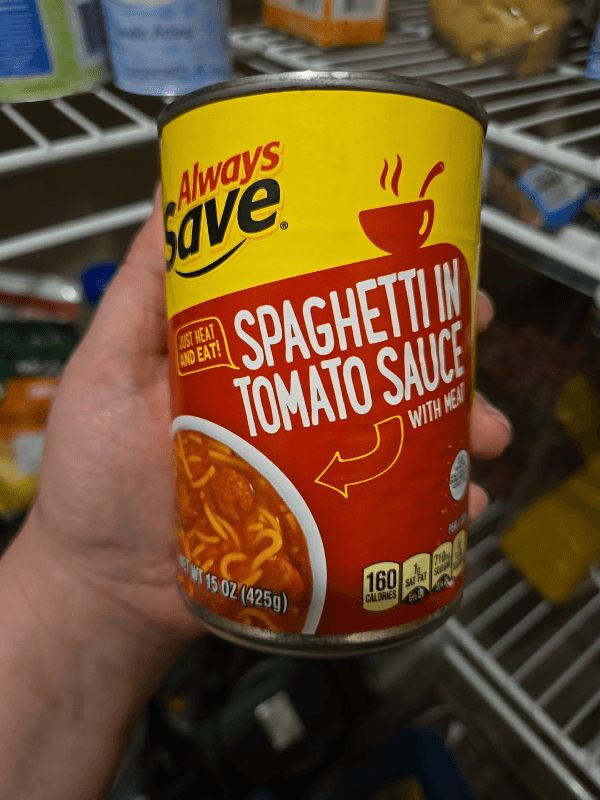 Always Save Spaghetti In Tomato Sauce With Meat