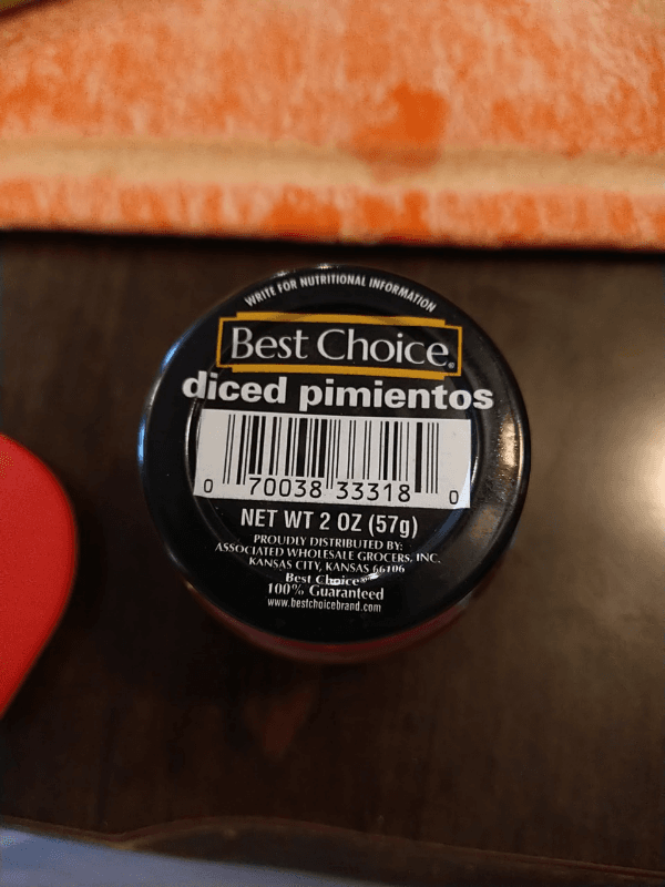 Best Choice Diced Pimientos