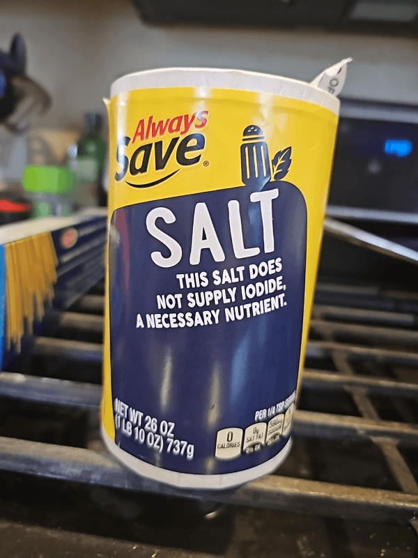 Always Save Salt