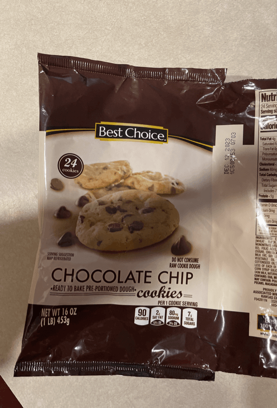 Best Choice Chocolate Chip Cookies