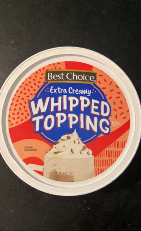 Best Choice Extra Creamy Whipped Topping