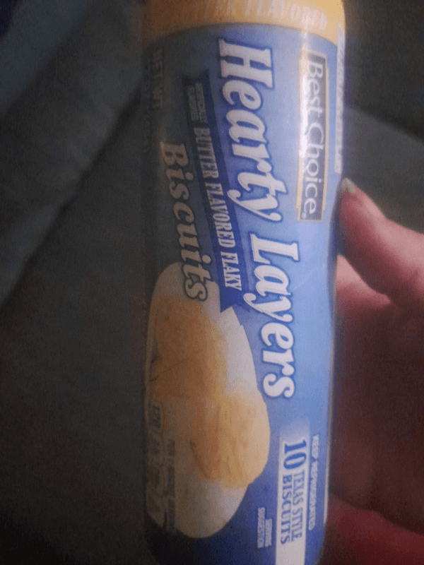 Best Choice Hearty Layers Butter Flavored Flaky Biscuits 10 Texas Style Biscuits