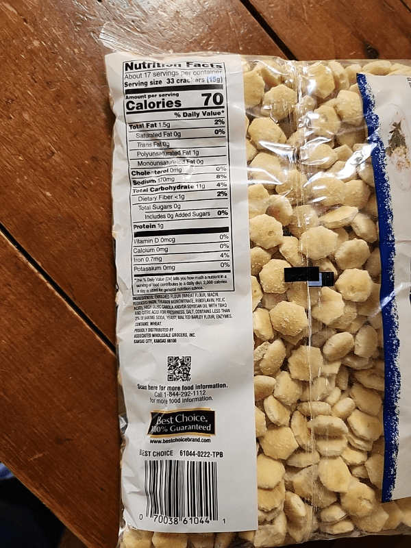 Best Choice Oyster Crackers