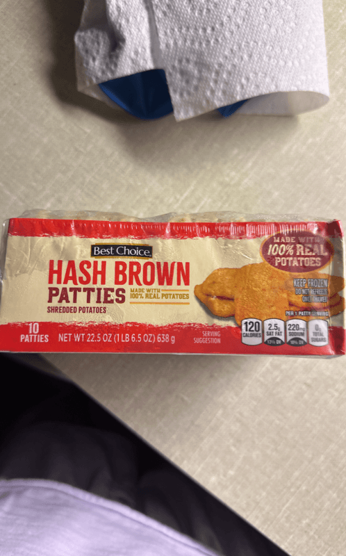 Best Choice Hash Brown Patties