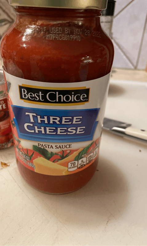 Best Choice Three Cheese Pasta Sauce