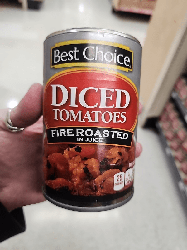 Best Choice Diced Tomatoes Fire Roasted In Juice