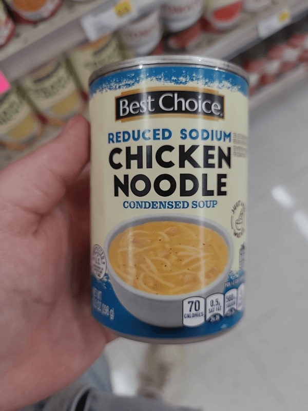 Best Choice Reduced Sodium Chicken Noodle Condensed Soup
