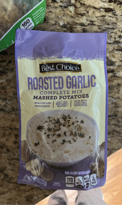 Best Choice Roasted Garlic Complete Mix Mashed Potatoes