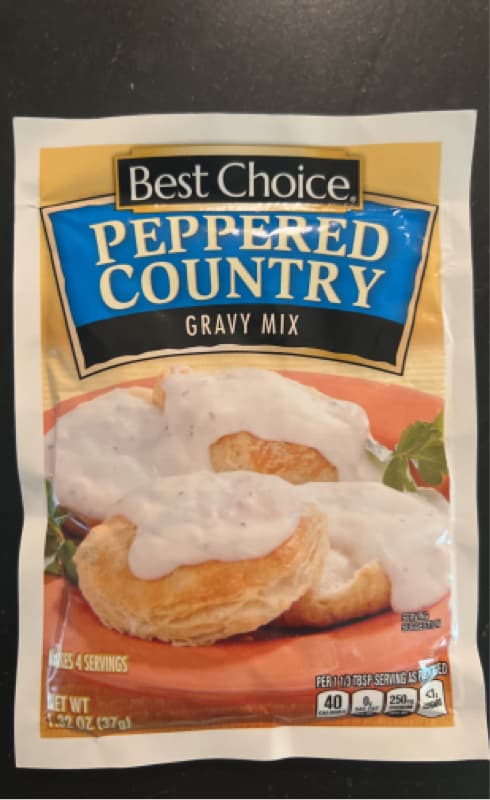 Best Choice Peppered Country Gravy Mix