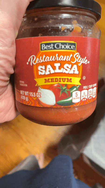 Best Choice Restaurant Style Salsa Medium