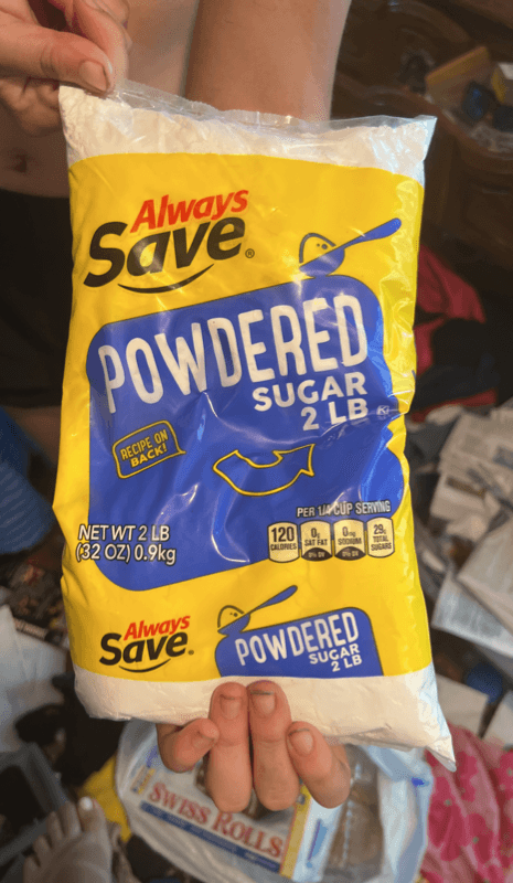 Always Save Powdered Sugar