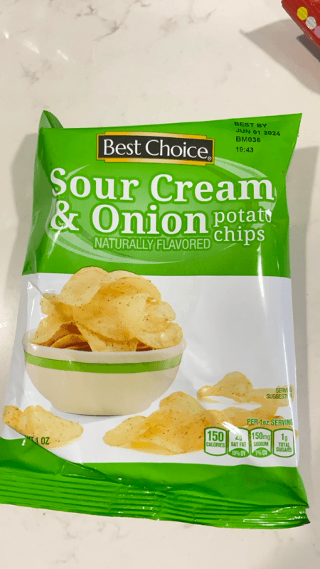 Best Choice Sour Cream & Onion Potato Chips