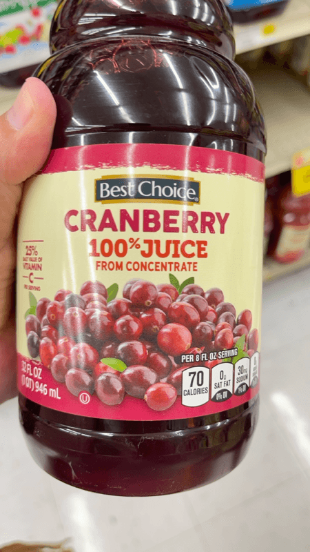 Best Choice Cranberry 100% Juice From Concentrate