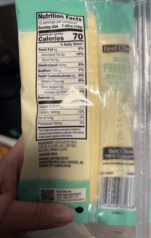 Best Choice Deli Style Provolone Cheese