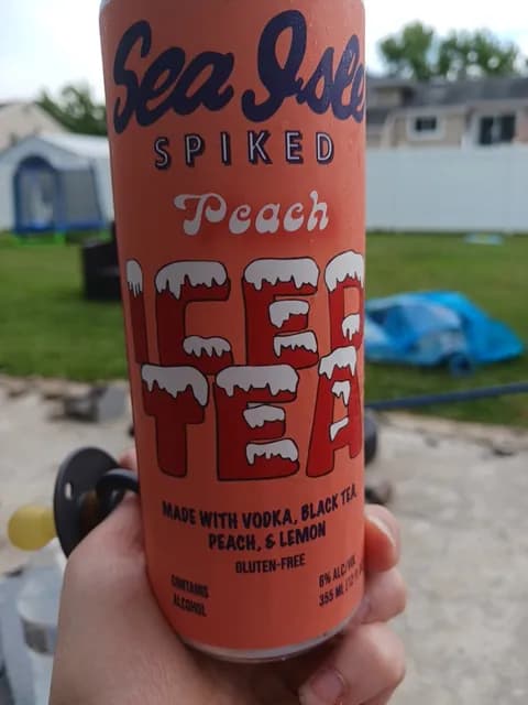 Sea Isle Spiked Peach Iced Tea