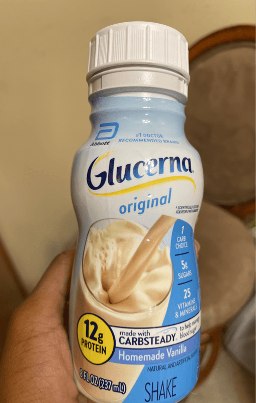 Abbott Glucerna Original Homemade Vanilla Shake