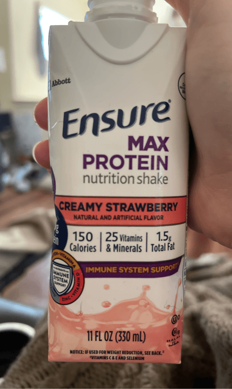 Ensure Max Protein Nutrition Shake Creamy Strawberry Flavor