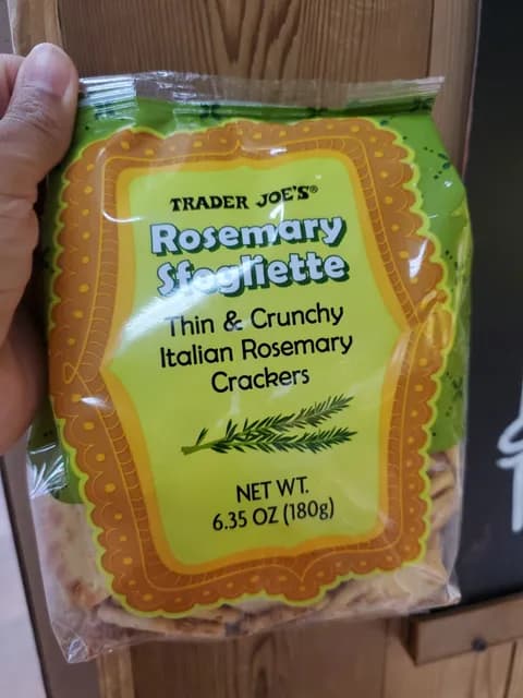 Is it Eosinophilic Esophagitis Friendly? Trader Joe's Rosemary Sfogliette Thin & Crunchy Italian Rosemary Crackers