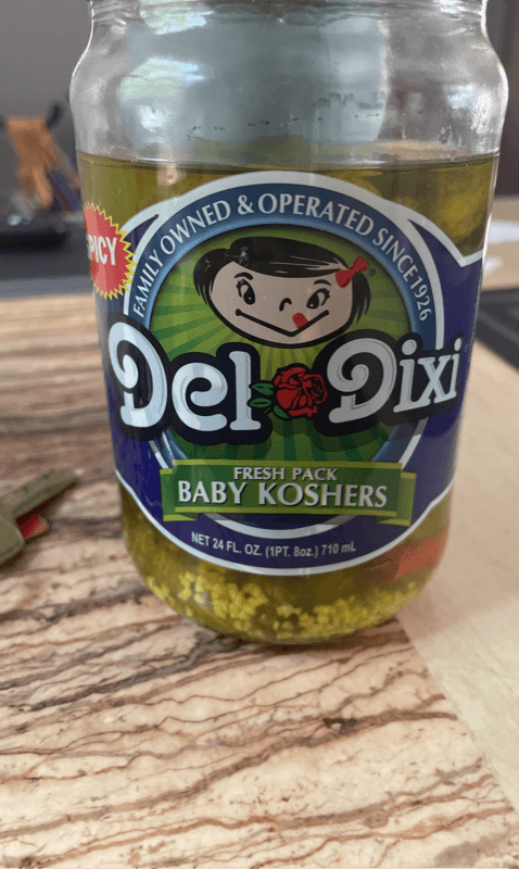 Del-Dixi Fresh Pack Spicy Pickled Baby Koshers