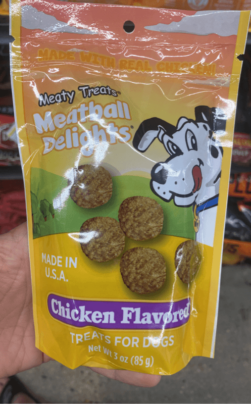 Meaty Treats Meatball Delights Chicken Flavored Treat For Dogs