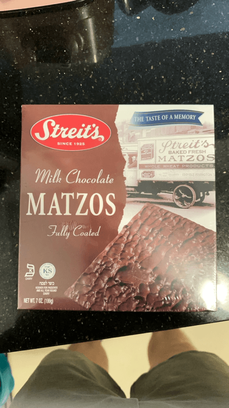 Streit'S Milk Chocolate Matzos Fully Coated