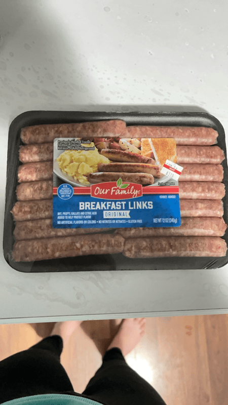 Our Family Original Breakfast Links